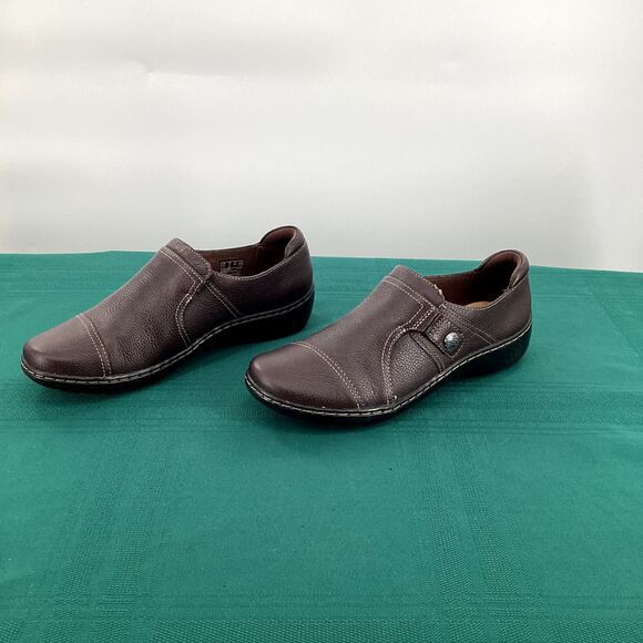 Clarks Women's Cora Poppy Dark Brown Tumbled 26156819, Size 9 US - Picture 3 of 12